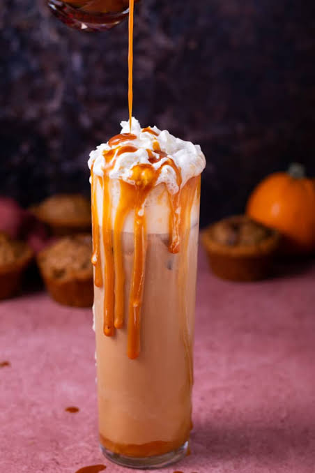 Iced Salted Caramel Latte